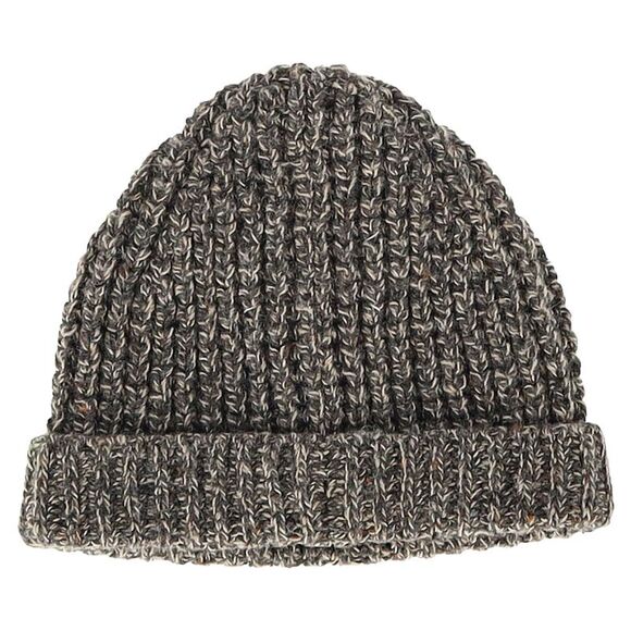 Maison Margiela Knitted Beanie Hat in Grey Wool